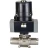 Кран шаровой BV3131P(3pc)-FP-W-ISO-H LONG Ду15 Ру63 полнопроходной, под приварку, корпус - нержавеющая сталь SS304, уплотнение - PTFE, с электроприводом четвертьоборотным QTSA-N-003EM-O0-220VAC с пружинным возвратом в Алматы