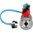 Кран шаровой BV3131P(3pc)-FP-F-ISO-H Ду32 Ру40 полнопроходной, фланцевый, корпус - нержавеющая сталь 304, уплотнение - PTFE, с пневмоприводом PA-DA-052, пневмораспределителем 4V320-10 AC220V и магнитным переключателем ALS200D в Алматы