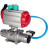 Кран шаровой BV3131P(3pc)-FP-W-ISO-H LONG Ду65 Ру25 полнопроходной, корпус - нержавеющая сталь 304, уплотнение - PTFE, под приварку, с пневмоприводом PA-DA-083, пневмораспределителем 4V320-08 AC220V и магнитным переключателем ALS200D в Алматы