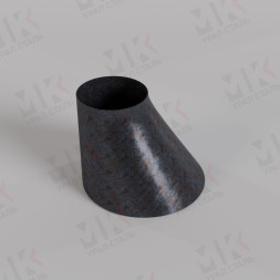 Переход 530х10-325х8 ст 20 эксцентрический сварной