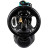 Кран шаровой BV4242E-FP-GRM-ISO Дн32 Ру10 полнопроходной, корпус - НПВХ, шар - НПВХ, уплотнение - EPDM, с пневмоприводом PA-DA-105-1, пневмораспределителем 4M310-08 AC220V и магнитным переключателем ALS200D в Алматы
