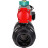 Кран шаровой BV4242E-FP-GRM-ISO Дн25 Ру10 полнопроходной, корпус - НПВХ, шар - НПВХ, уплотнение - EPDM, с пневмоприводом PA-DA-052, пневмораспределителем 4M310-08 DC24V и магнитным переключателем ALS200D в Алматы