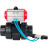Кран шаровой BV4242E-FP-GRM-ISO Дн15 Ру10 полнопроходной, корпус - НПВХ, шар - НПВХ, уплотнение - EPDM, с пневмоприводом PA-SA-052 и пневмораспределителем 4V320-08 AC220V в Алматы