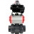 Кран шаровой BV4242E-FP-GRM-ISO Дн32 Ру10 полнопроходной, корпус - НПВХ, шар - НПВХ, уплотнение - EPDM, с пневмоприводом PA-SA-052 и БКВ APL-410N EX в Алматы