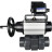 Кран шаровой BV4242E-FP-GRM-ISO Дн20 Ру10 полнопроходной, корпус - НПВХ, шар - НПВХ, уплотнение - EPDM, с пневмоприводом PA-DA-105-1 и пневмопозиционером YT-1000RSN с обратной связью в Алматы