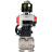 Кран шаровой BV3232P(3pc)-FP-SW-ISO-H Ду50 Ру63 полнопроходной, корпус - нержавеющая сталь SS316, под приварку, с пневмоприводом PA-DA-083, пневмораспределителем 4M310-08 DC24V, БКВ APL-510N EX, ручным дублером MON1-250-T26-ISO в Алматы