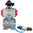 Кран шаровой BV3232P(3pc)-FP-SW-ISO-H Ду100 Ру63 полнопроходной, корпус - нержавеющая сталь SS316, под приварку, с пневмоприводом PA-DA-105, пневмораспределителем 4V320-08 AC220V, БКВ APL-210N в Алматы