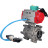 Кран шаровой BV3232P(3pc)-FP-SW-ISO-H Ду40 Ру63 полнопроходной, корпус - нержавеющая сталь SS316, под приварку, с пневмоприводом PA-SA-105, пневмораспределителем 4V320-10 AC220V, магнитным переключателем ALS200D в Алматы