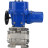 Кран шаровой BV3232P(3pc)-FP-SW-ISO-H Ду65 Ру63 полнопроходной, корпус - нержавеющая сталь SS316, под приварку, с электроприводом QT-N-010M-O2-380VAC-У1 с моментной муфтой и штурвалом в Алматы