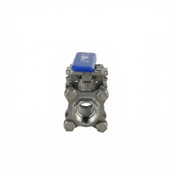 Кран шаровой BV3232P(3pc)-FP-T-ISO-H 2″ Ду50 Ру40 полнопроходной, нержавеющая сталь AISI 316, резьбовой, с ISO фланцем и рукояткой