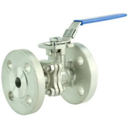 Кран шаровой BV3232P(2pc)-FP-F-ISO-H Ду100 Ру16 ZGY, корпус - нержавеющая сталь CF8М/AISI 316, уплотнение - PTFE, полнопроходной фланцевый с ISO-фланцем и рукояткой