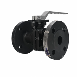 Кран шаровой для пара BV3431PPL(2pc)-FP-F-ISO-H Ду150 Ру25 полнопроходной, двухсоставной, фланцевый, корпус - углеродистая сталь WCB, шар - нержавеющая сталь 304, уплотнение - PPL (параполифенил), с рукояткой