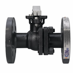 Кран шаровой для пара BV3431PPL(2pc)-FP-F-ISO-H Ду150 Ру25 полнопроходной, двухсоставной, фланцевый, корпус - углеродистая сталь WCB, шар - нержавеющая сталь 304, уплотнение - PPL (параполифенил), с рукояткой