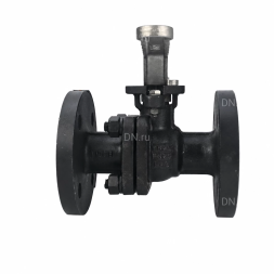 Кран шаровой для пара BV3431PPL(2pc)-FP-F-ISO-H Ду150 Ру25 полнопроходной, двухсоставной, фланцевый, корпус - углеродистая сталь WCB, шар - нержавеющая сталь 304, уплотнение - PPL (параполифенил), с рукояткой