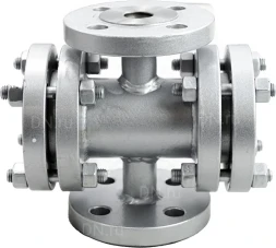 Стекло смотровое SG2-34G-F тип В ГОСТ 21836-2021 Ду15 Ру40, углеродистая сталь, фланцевое