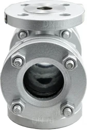 Стекло смотровое SG2-34G-F тип В ГОСТ 21836-2021 Ду15 Ру40, углеродистая сталь, фланцевое
