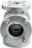 Стекло смотровое SG2-34G-F тип В ГОСТ 21836-2021 Ду15 Ру40, углеродистая сталь, фланцевое в Алматы