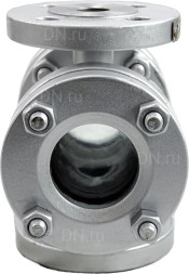 Стекло смотровое SG2-34G-F тип В ГОСТ 21836-2021 Ду20 Ру40, углеродистая сталь, фланцевое