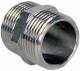 Ниппель Н-304-НР-НР 1″ Ду25 Ру20, корпус - нержавеющая сталь AISI 304, присоединение - наружная/наружная резьба, тип резьбы - BSPT