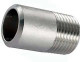 Ниппель Н-304-W-НР 1/2″ Ду15 Ру20, корпус - нержавеющая сталь AISI 304, присоединение - под приварку/наружная резьба, тип резьбы - BSPT