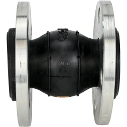 Компенсатор резиновый CR-E25-F Ду32 Ру10, резиновая вставка (корпус) - EPDM, тип присоединения - фланцевый, материал фланцев - сталь углеродистая оцинкованная