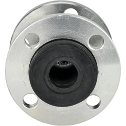 Компенсатор резиновый CR-E25-F Ду65 Ру10, резиновая вставка (корпус) - EPDM, тип присоединения - фланцевый, материал фланцев - сталь углеродистая оцинкованная