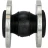 Компенсатор резиновый CR-E25-F Ду200 Ру10, резиновая вставка (корпус) - EPDM, тип присоединения - фланцевый, материал фланцев - сталь углеродистая оцинкованная в Алматы