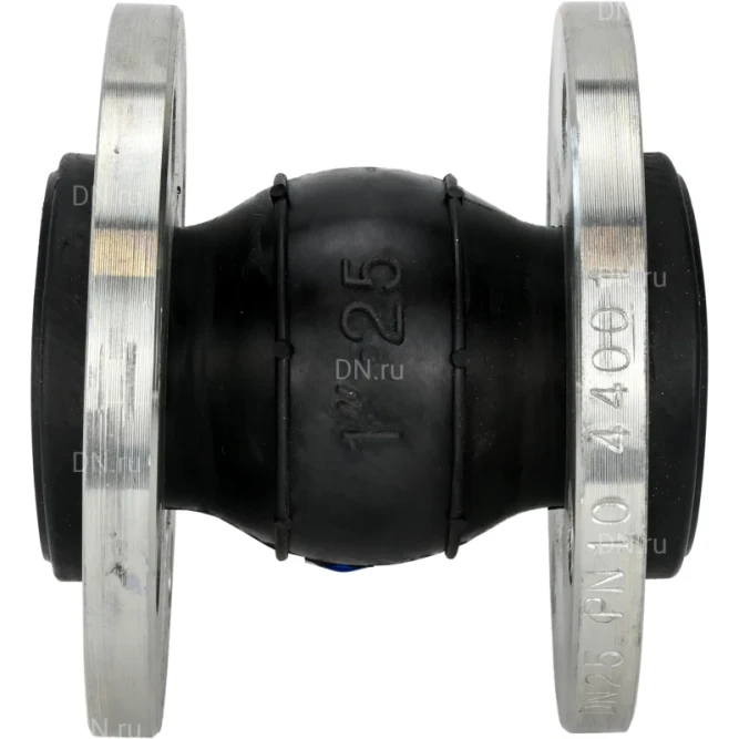 Компенсатор резиновый CR-E25-F Ду200 Ру10, резиновая вставка (корпус) - EPDM, тип присоединения - фланцевый, материал фланцев - сталь углеродистая оцинкованная в Алматы