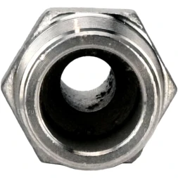 Штуцер елочка BF32-T-1 1/4-25 1 1/4″х25мм Ду32 Ру16 шланговый, корпус - нержавеющая сталь AISI 316 (CF8M), присоединение - наружная резьба/штуцер