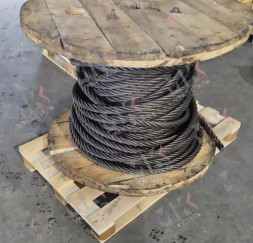 Металлополимерный трос 28 мм DIN 3055