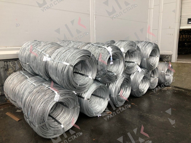 Проволока оцинкованная 10 мм ГОСТ 3282-74 в Алматы