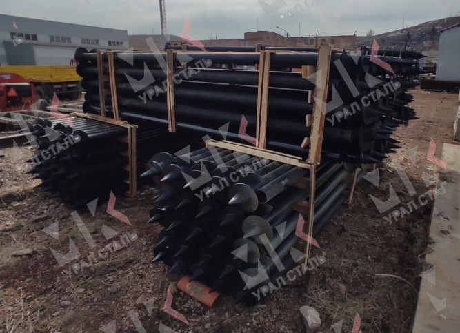 Винтовая свая 76х200х4000 СВСН спиральная со сварным наконечником ГОСТ Р 59106-2020 в Алматы