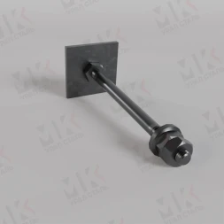 Болт фундаментный тип 2.1 М16х150 мм ГОСТ 24379.1-2012 с анкерной плитой