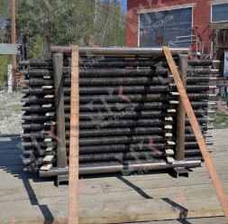 Оребренная биметаллическая труба 22х3 мм ст08кп