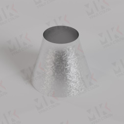Переход 108х4-76х3.5 оцинкованный концентрический сварной ГОСТ 17378-2001