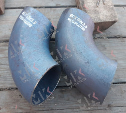 Отвод оцинкованный 219х6 мм 45 градусов сварной