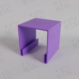 Планка стойки забора 30х40х2000 мм Violet Тёмно-фиолетовый 0,5 мм