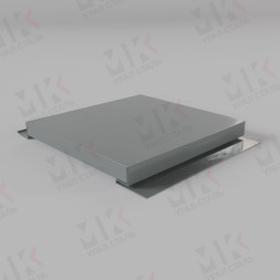 Линеарная панель гладкая с закрытыми торцами 24х400/0 RAL7005 Мышино-серый