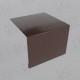 Планка откоса сложная 3D 230х75х3000 мм 0,5 мм RAL 8017