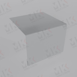 Планка откоса сложная 3D 245х75х3000 мм 0,45 мм Полиэстер RAL 7004