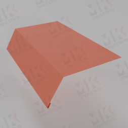 Планка капельник 100х55х2000 мм RAL 8004 терракота Drap