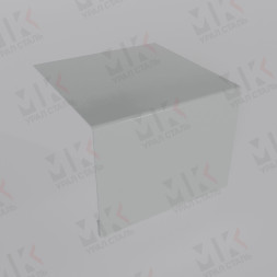 Планка откоса сложная 3D 230х75х3000 мм 0,5 мм RAL 9006