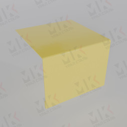Планка откоса сложная 3D 245х75х3000 мм 0,45 мм Полиэстер RAL 1018