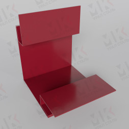 Планка угла внешнего сложного 3000 мм 0,45 мм Print Premium Rowan Fresh TwinColor