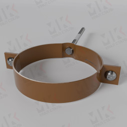 Держатель трубы на кирпич FREEZE D 100 мм Dark Brown Тёмно-коричневый