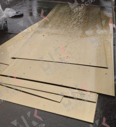 Латунный лист 1х1000х3000 мм Л63пт полутвердый