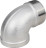 Отвод (уголок) ВР-НР-304 2 1/2″ Ду65 Ру16 угол 90°, корпус - нержавеющая сталь 304, присоединение - внутренняя / наружная резьба в Алматы
