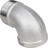 Отвод (уголок) ВР-НР-304 2 1/2″ Ду65 Ру16 угол 90°, корпус - нержавеющая сталь 304, присоединение - внутренняя / наружная резьба в Алматы