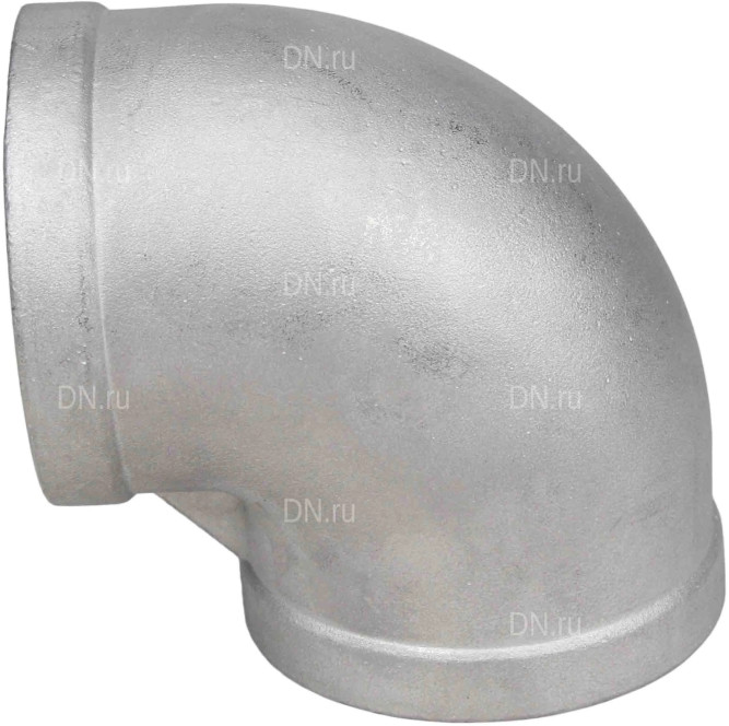 Отвод (уголок) ВР-ВР-316 1/2″ Ду15 Ру16 угол 90°, корпус - нержавеющая сталь 316, присоединение - внутренняя / внутренняя резьба в Алматы