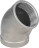 Отвод (полуотвод) ВР-ВР-304 1/4″ Ду8 Ру16 угол 45°, корпус - нержавеющая сталь 304, присоединение - внутренняя / внутренняя резьба в Алматы
